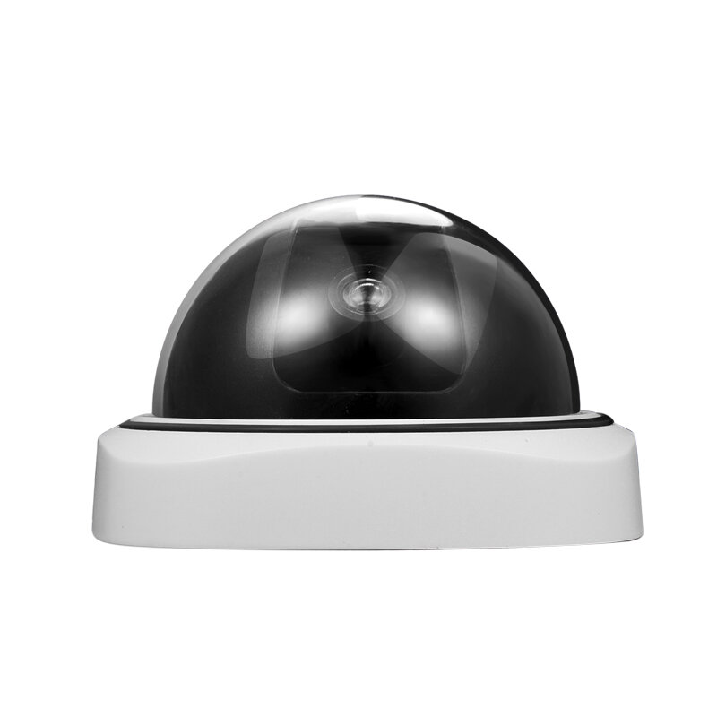

EMASTIFF Smart Dummy Surveillance Camera Home Dome Waterproof Virtual CCTV Security Camera with Flashing Red LED Lights