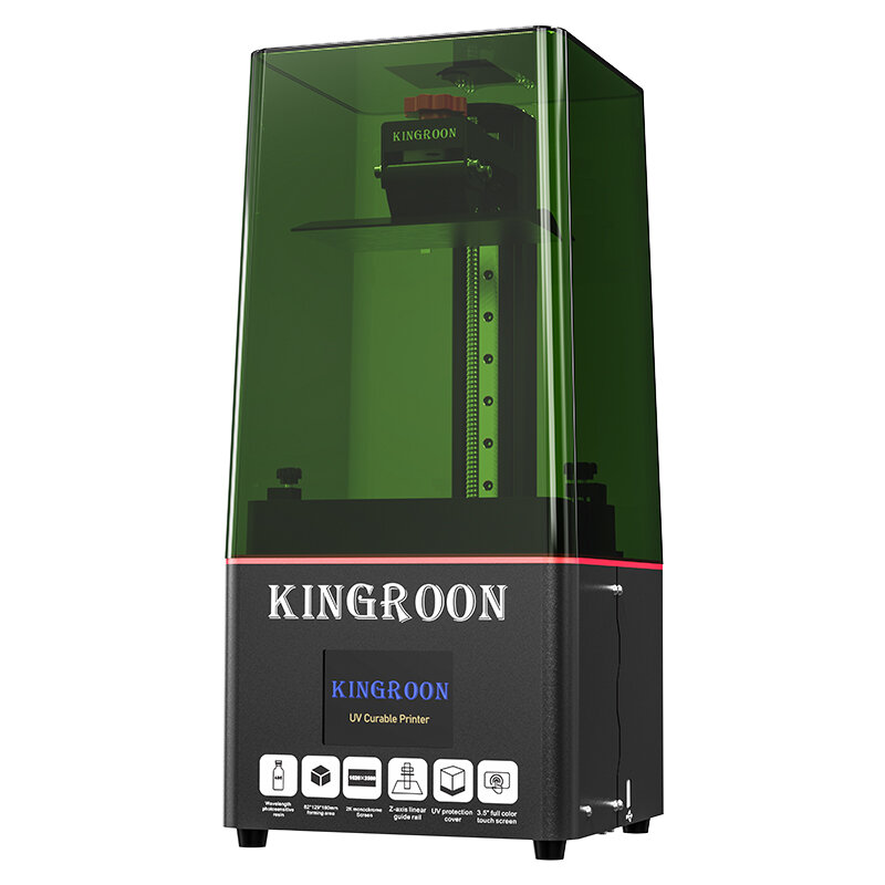 

[EU Direct]KINGROON® KP6 Mono LCD 3D Printer UV Resin Printers with 6.08 inch 2K Monochrome Screen 3D Printing High Spee