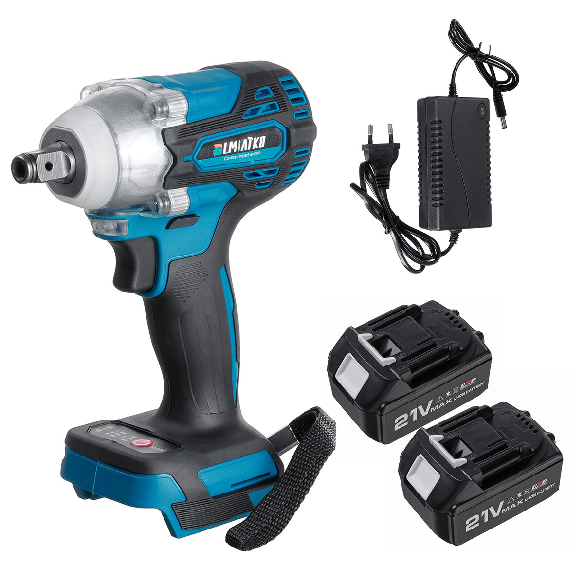2 in1 21V 588N.m. Li-Ion Brushless Cordless Electric 1/2