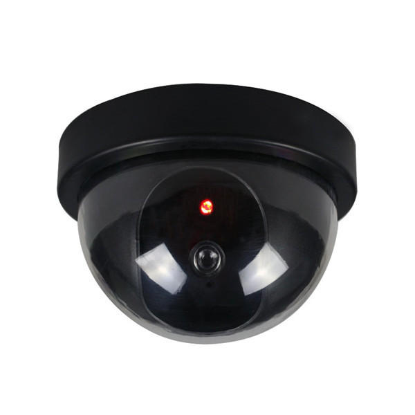 

BQ-01 купол поддельные напольная камера муляж камеры видеонаблюдения моделирование красный LED мигающий свет