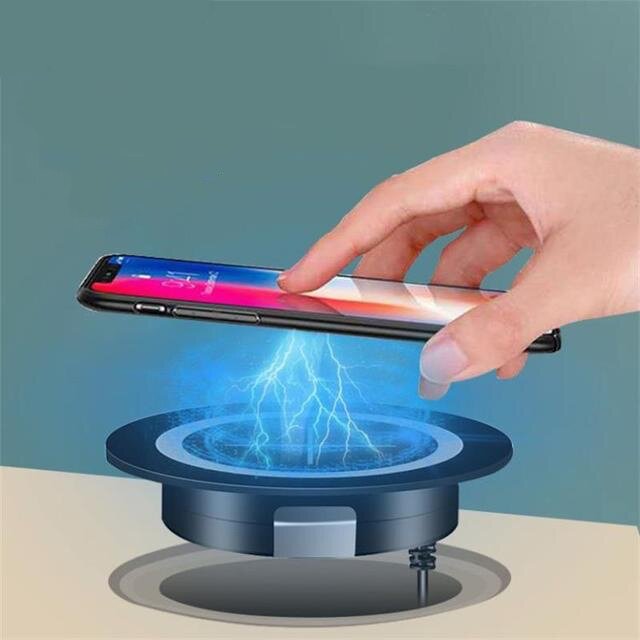 Uverbon UT18 15W Embedded Desktop Wireless Fast Charging Charger for iPhone 12 12 Pro Max for Samsun