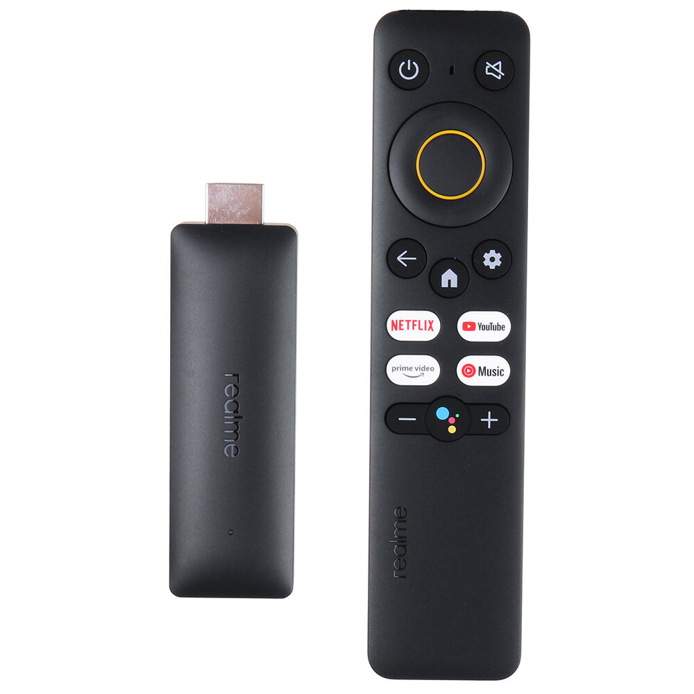 Realme 2K Smart Google TV Stick Global Version 1GB 8GB HDMI 1.4 Quad-Core CPU HDR 10+ Bluetooth 5.0 1920*1080