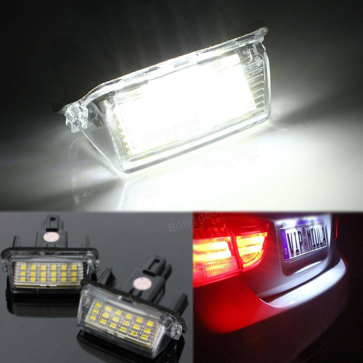 18 LED's Licentienummer Plate Car Lights Lamp voor Toyota Camry Yaris