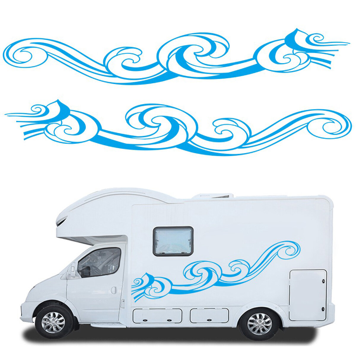 Camper Graphics Stickers voor auto Camper Camper Caravan