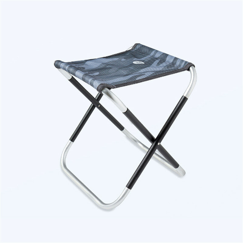 ZENPH Outdoor Portable Folding Chair Aluminum BBQ Seat Stool Max Load 80kg Camping Picnic from 