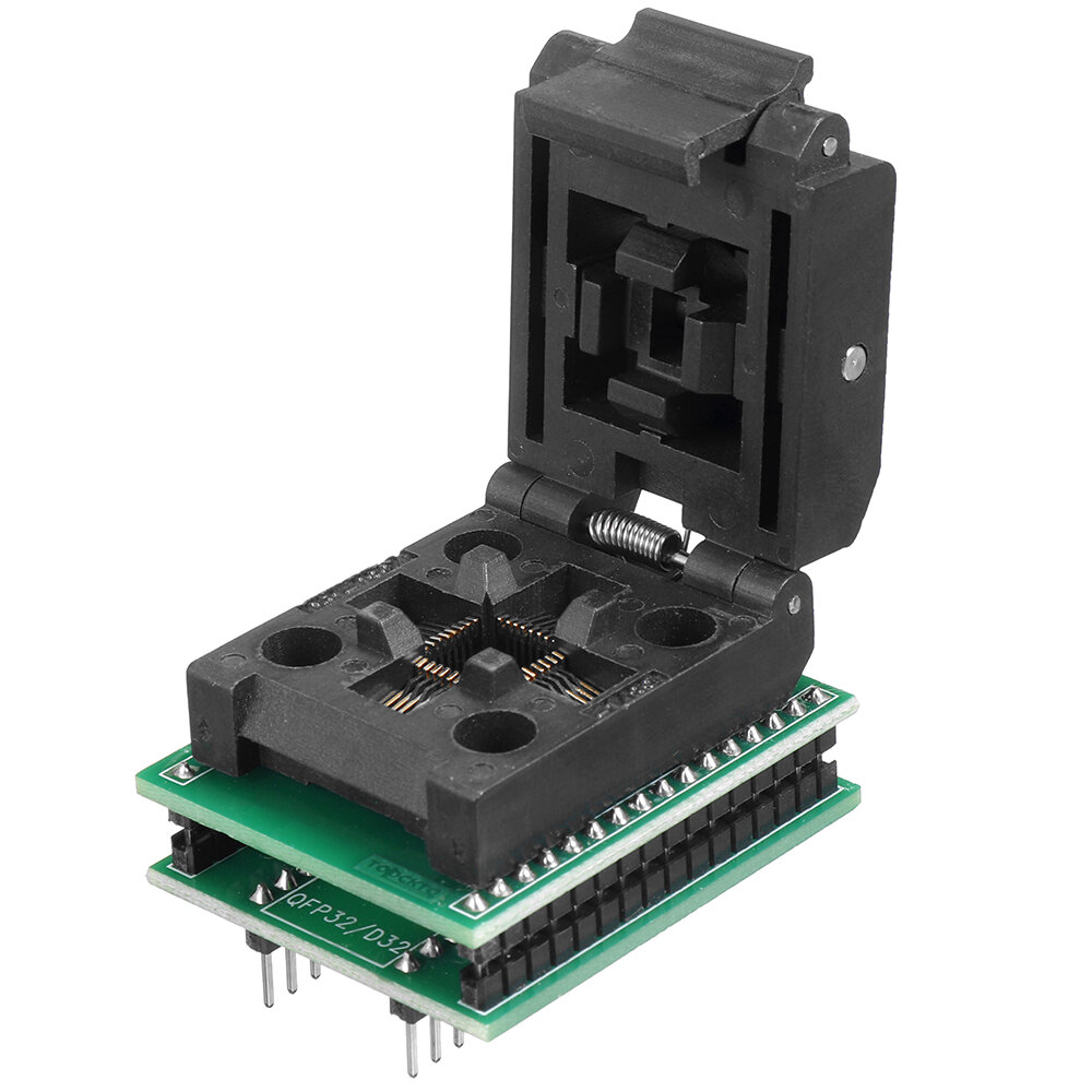 

TQFP32 QFP32 TO DIP32 IC Programmer Adapter Chip Test Socket SA 663 Burning Seat Integrated Circuits