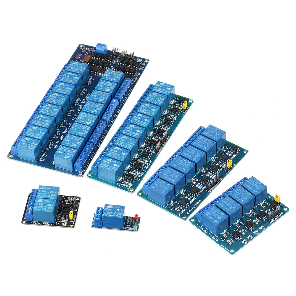1/2/4/6/8/16 Relay Module 8 Channel with Optocoupler Relay Output 1 2 4 6 Relay Module 8 Channels Lo