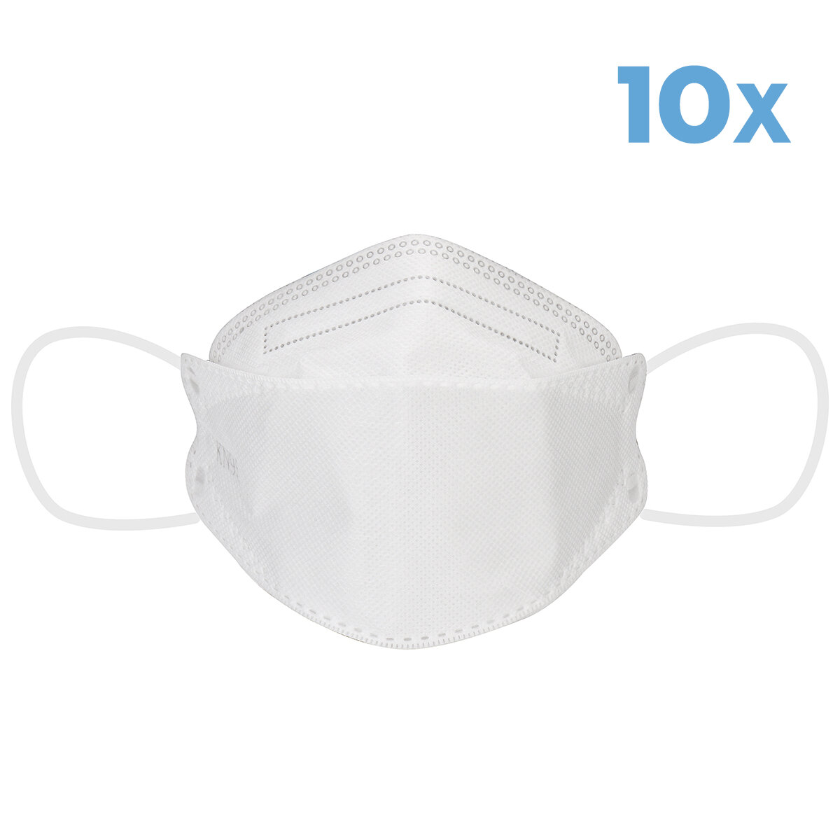 10Pcs KN95 FFP2 4-Layer Self-priming Filter Respirators Surgical Face Mask Breathable Dust Filter Masks