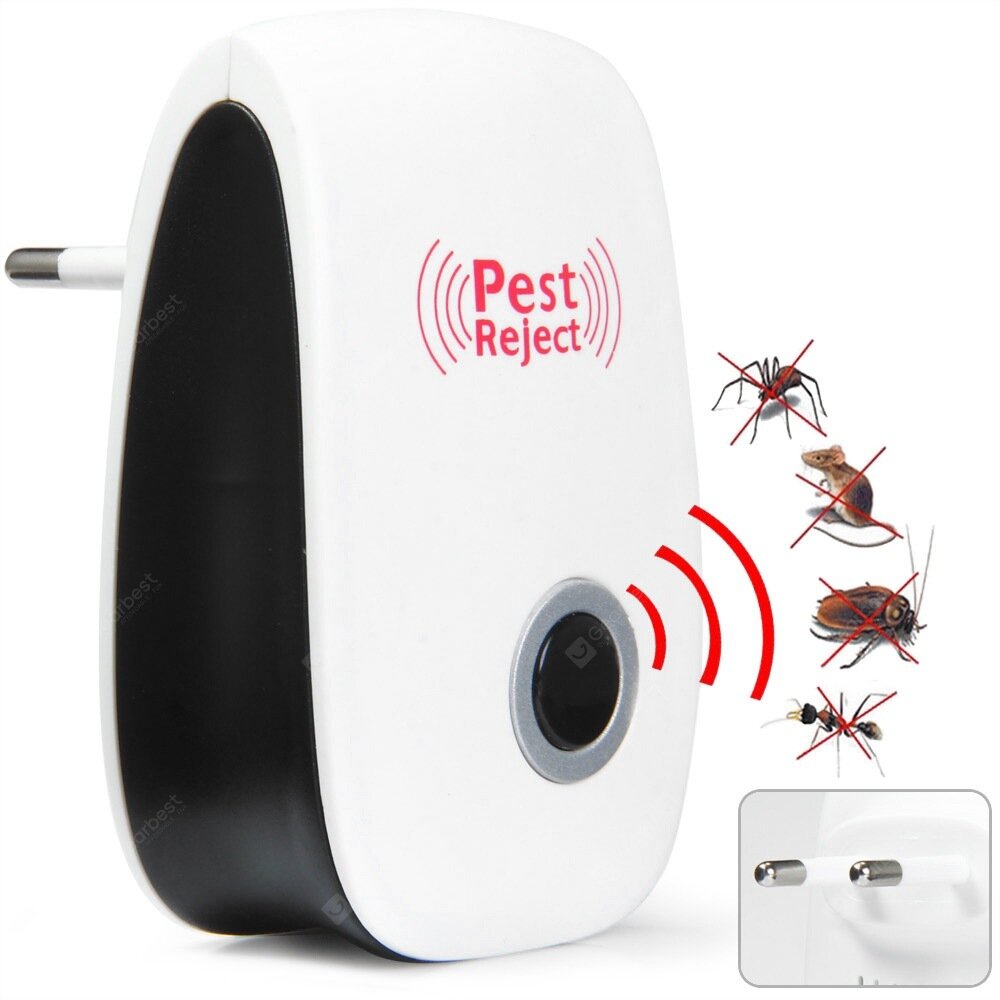 

DC-9006W Ultrasonic Electronic Pest Repeller Mosquito Dispeller Mouse Rat Multi-function Rodent Insect Repellent Mini In