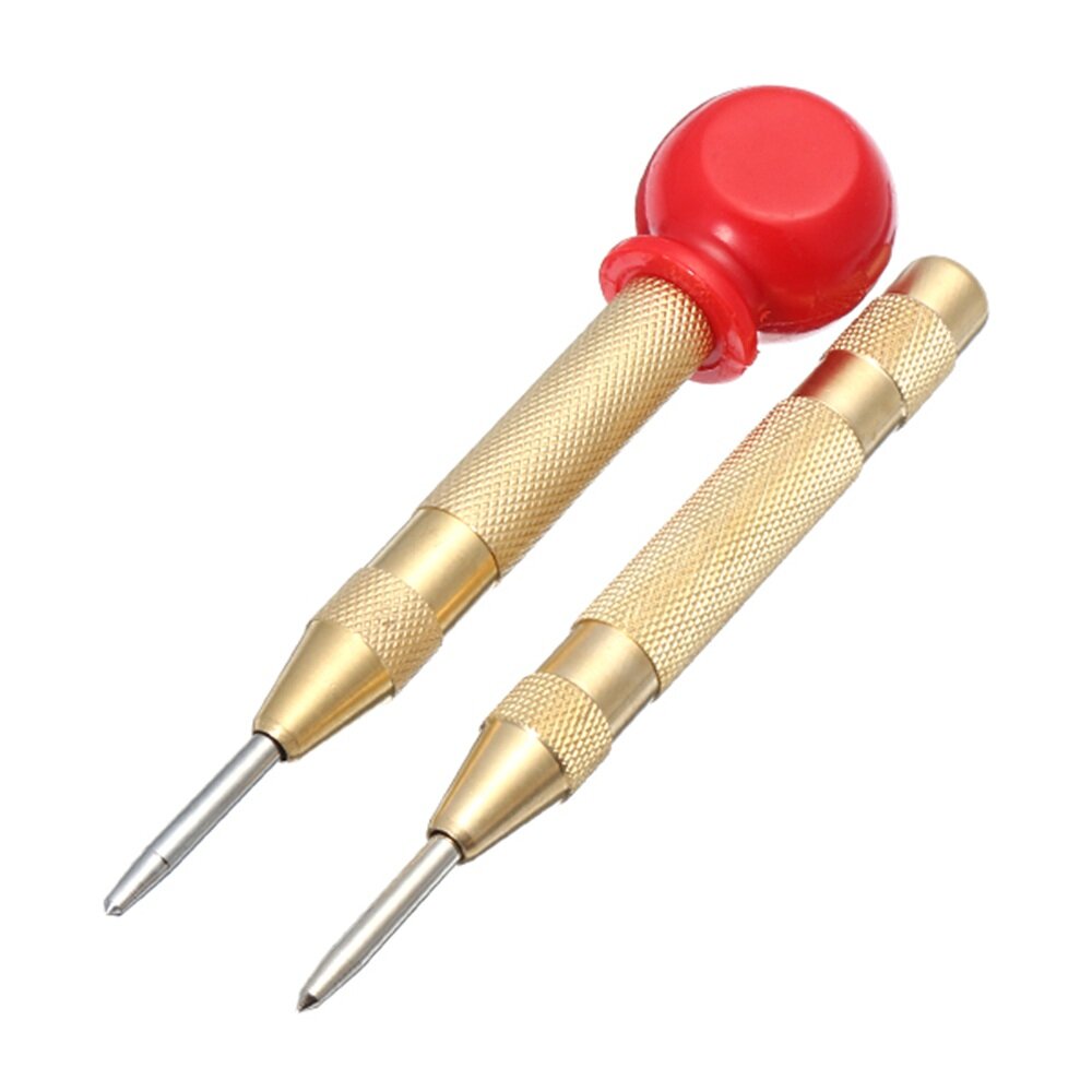 Drillpro 6mm Automatic Center Pin Punch Spring Loaded Marking Starting Holes Tool