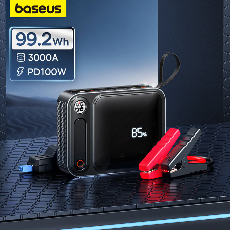 

Baseus Super Energy Ultra 135W 99.2Wh 26800mAh Power Bank External Battery Power Supply with Dual USB-A+Type-C+DC Fast C