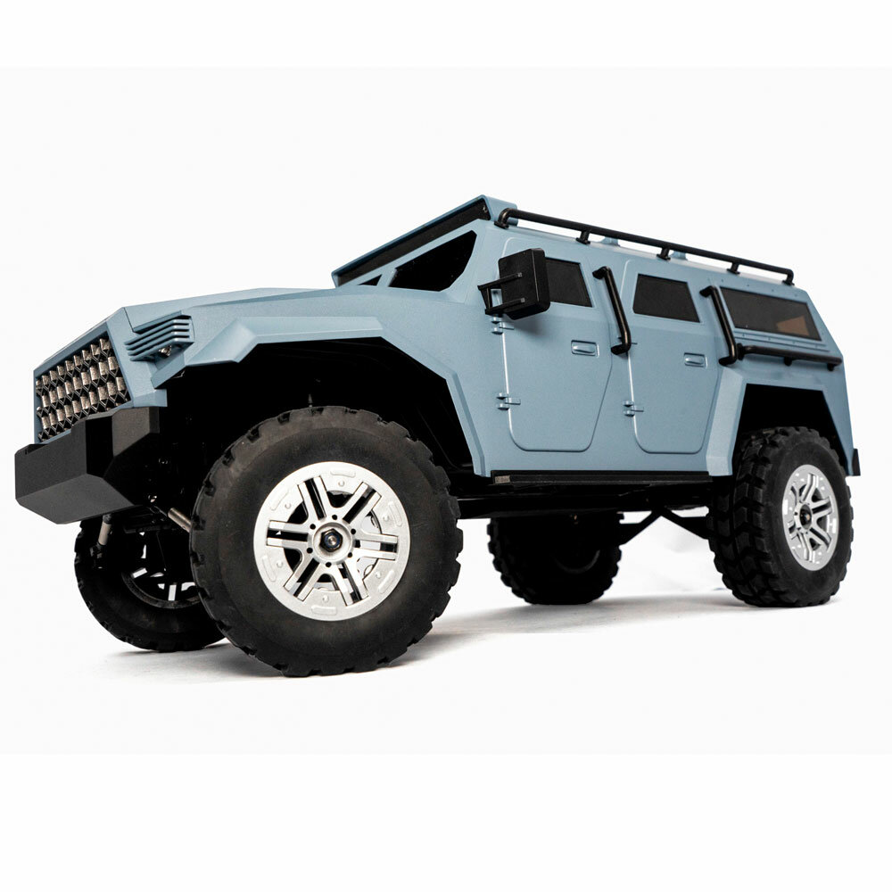 Imagen de Frsky 1/18 2.4G 4WD RTR Rc coche camión militar vehículo de rocas escalador modelos de juguete control proporcional