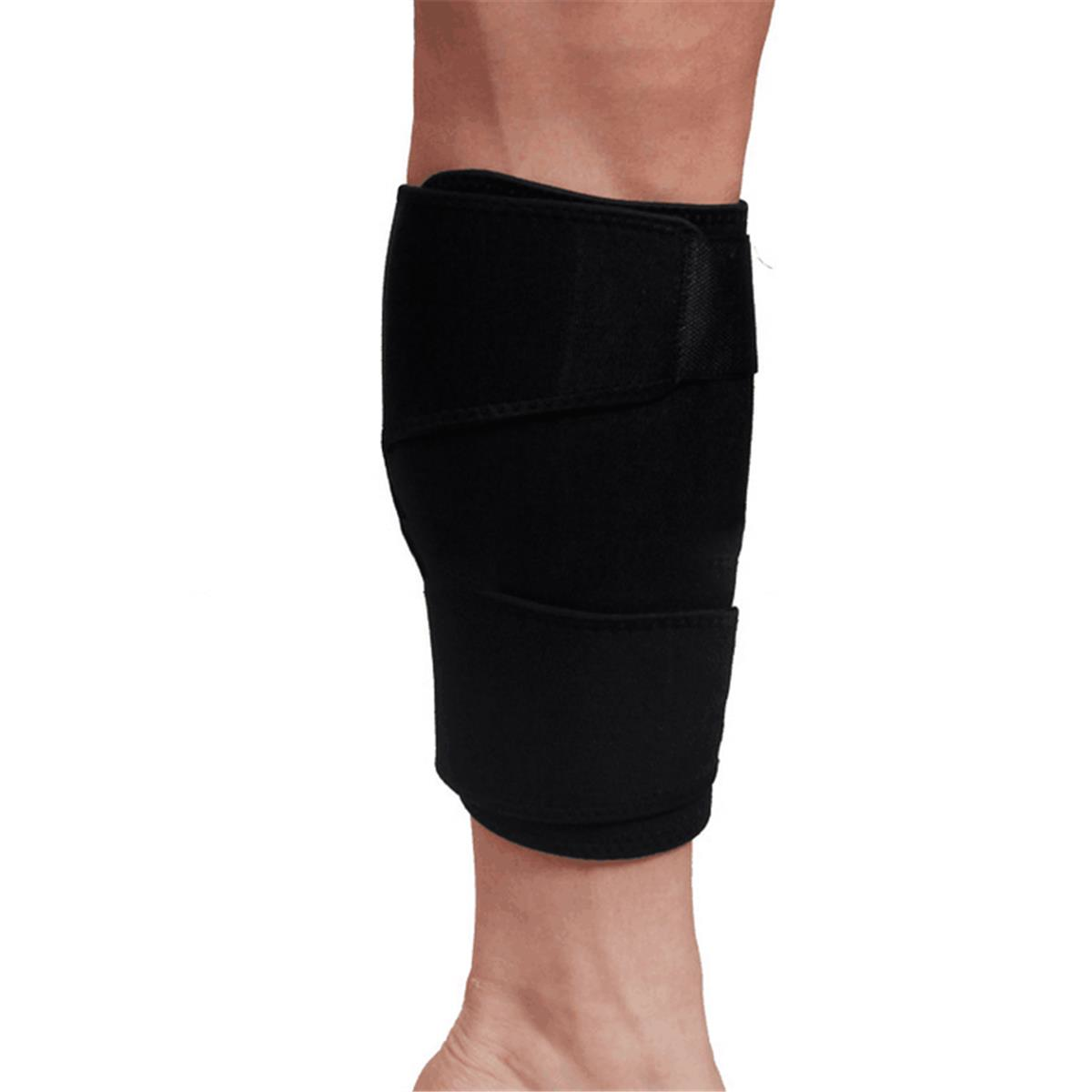 Sports Adjustable Foot Support Neoprene Calf Shin Support Wrap Brace Splint Band Sleeve Injury Guard