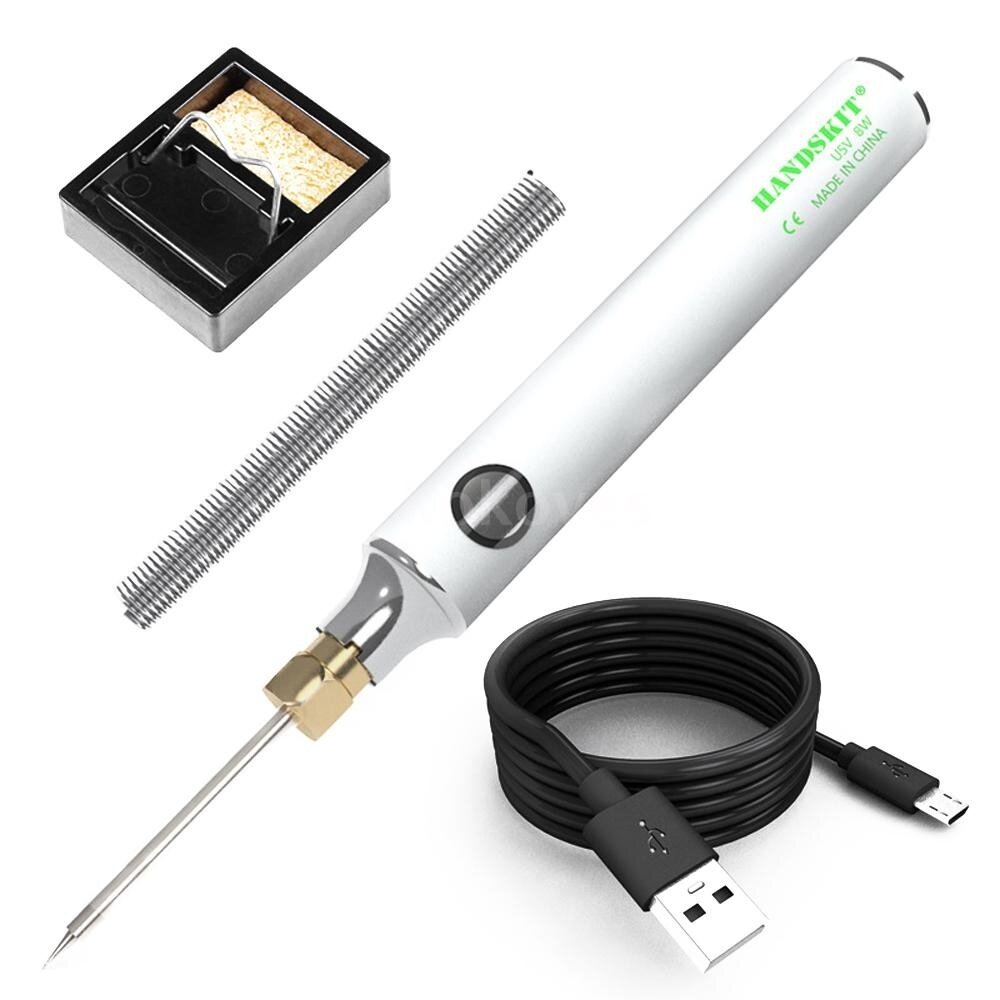 5V 8W USB Elektrische Soldeer Soldeerbout Pen Snelle Verwarming Handlasgereedschap Kit
