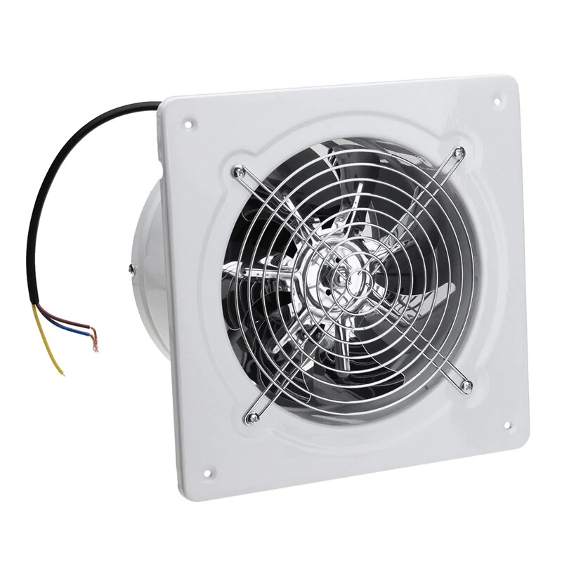 110 220V 60W 2800r min 8inch Exhaust Fan Wall Mounted Blower Bathroom Kitchen Air Vent Ventilation Extractor