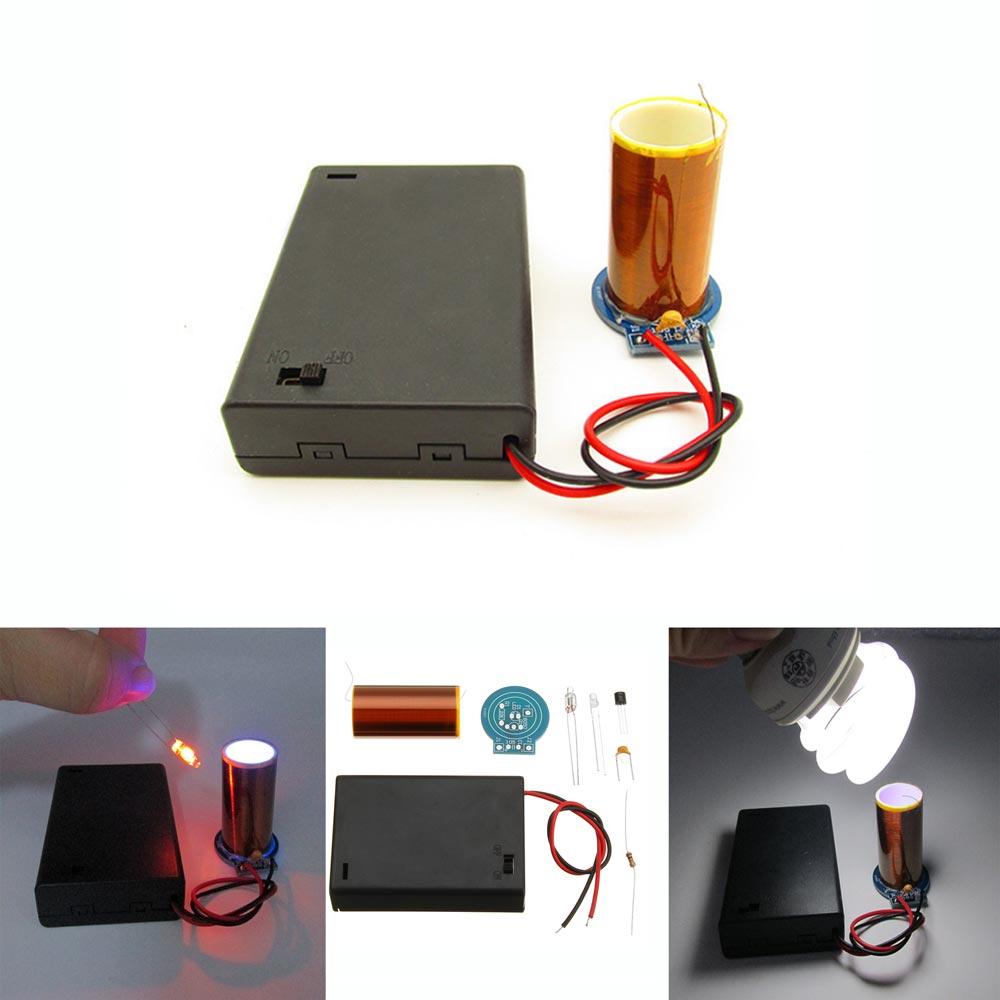 5 stks DIY Droge Batterij Aangedreven Teslarol Kit Mini Teslaodule Kit