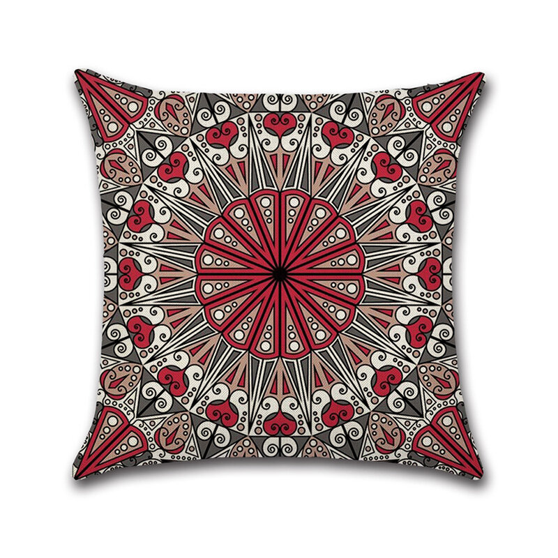 

Mandala Middle East Armenia India Oriental Bliss Flower Arabesque Cushion Cover Sofa Pillow Case