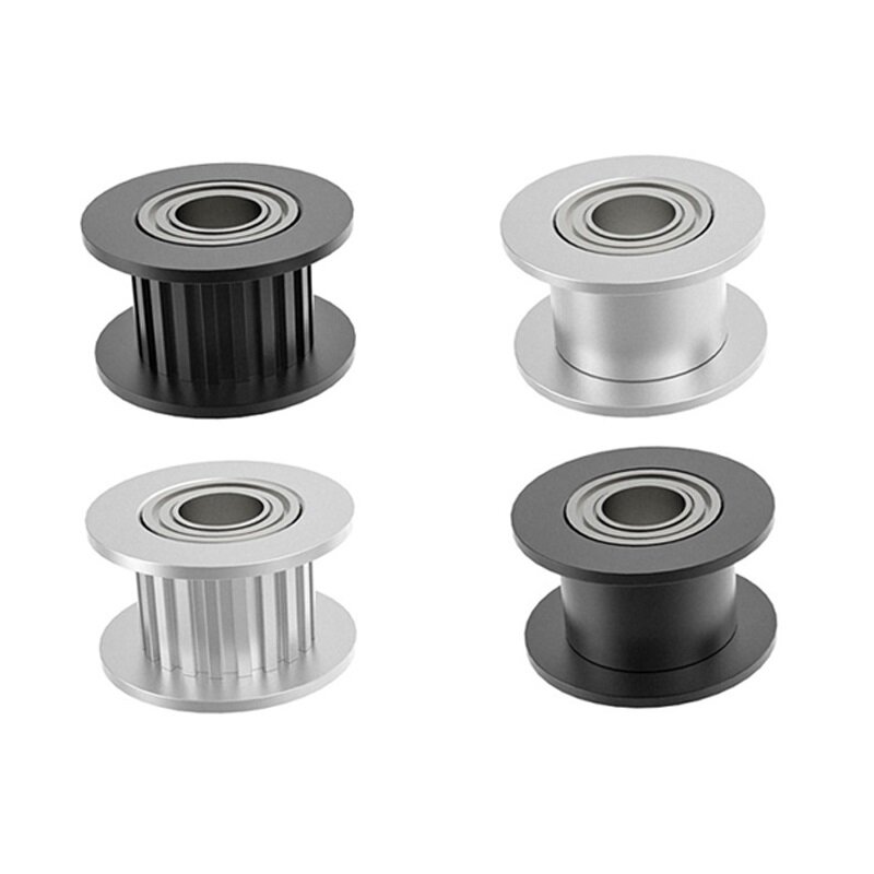 

SIMAX3D® 5Pcs GT2 Idler Timing Pulley with/without 16/20 Tooth Wheel Bore 3/4/5mm Aluminium Gear Teeth Width 6/10mm 3D P