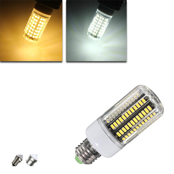 E14 B22 E27 LED-lampje 12W 136 SMD 5733 1500LM LED-behuizing Corn Light Bulb AC 220V