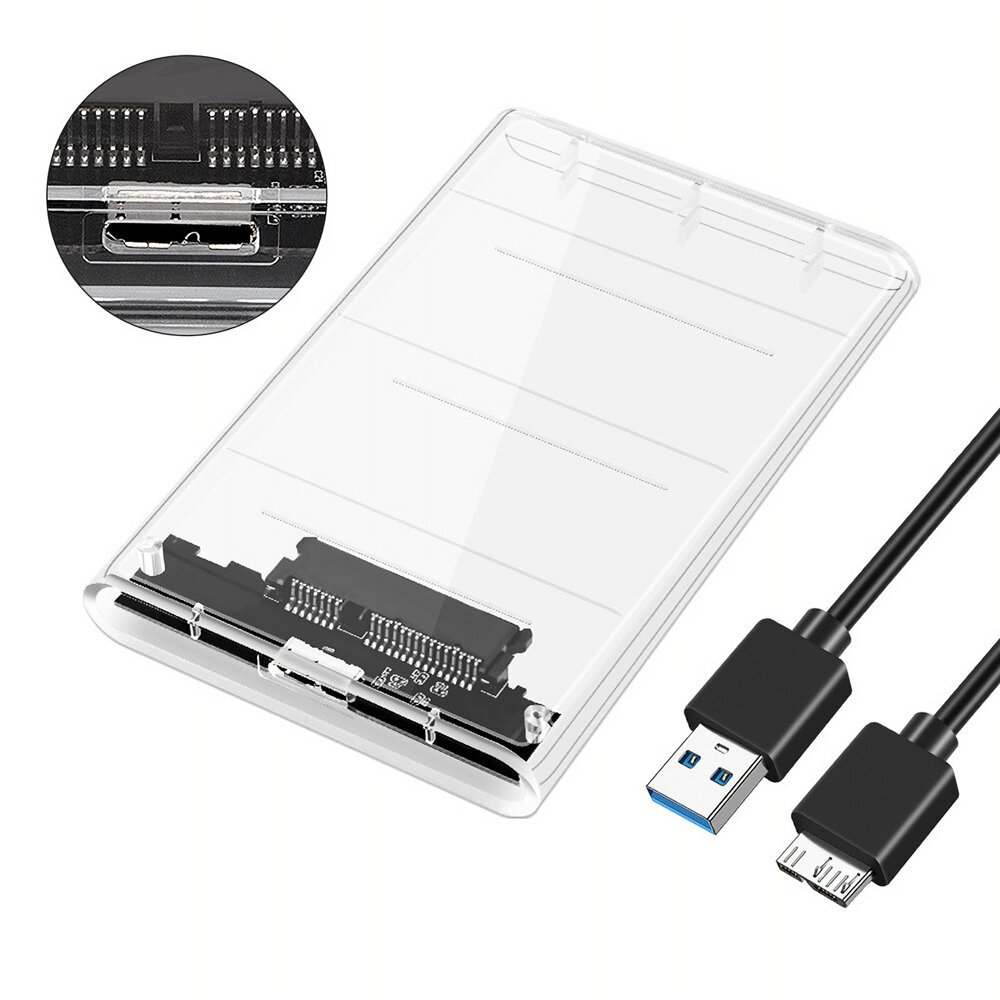 MnnWuu SATA3 на USB3.0 Корпус жесткого диска Чехол Поддержка 2,5 дюймов SATA HDD SSD Внешний жесткий диск Коробка для на