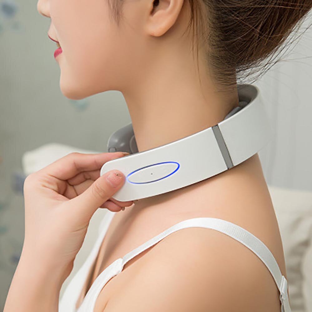 

Intelligent Neck Electric Massager New Multifunctional Hot Compressing Vibration Pulse Cervical Physiotherapy Machine