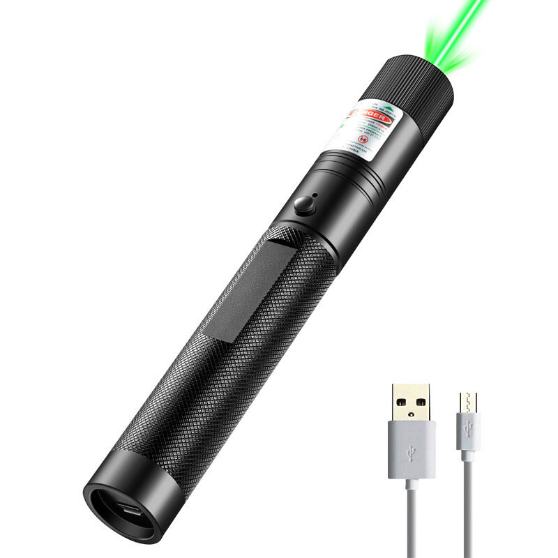 

XANES® 532nm Green Laser Sight Light USB Rechargeable Waterproof Mini Pointer Pen Light Flashlight Outdoor Hunting