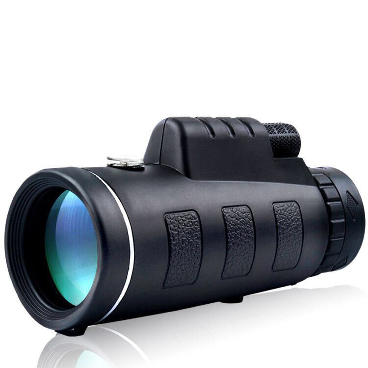 IPRee® 40X60 Verbessertes Outdoor-Monokular mit Kompass, HD-Optik und Nachtsicht auf niedrigem Lichtniveau für Camping und Reisen.