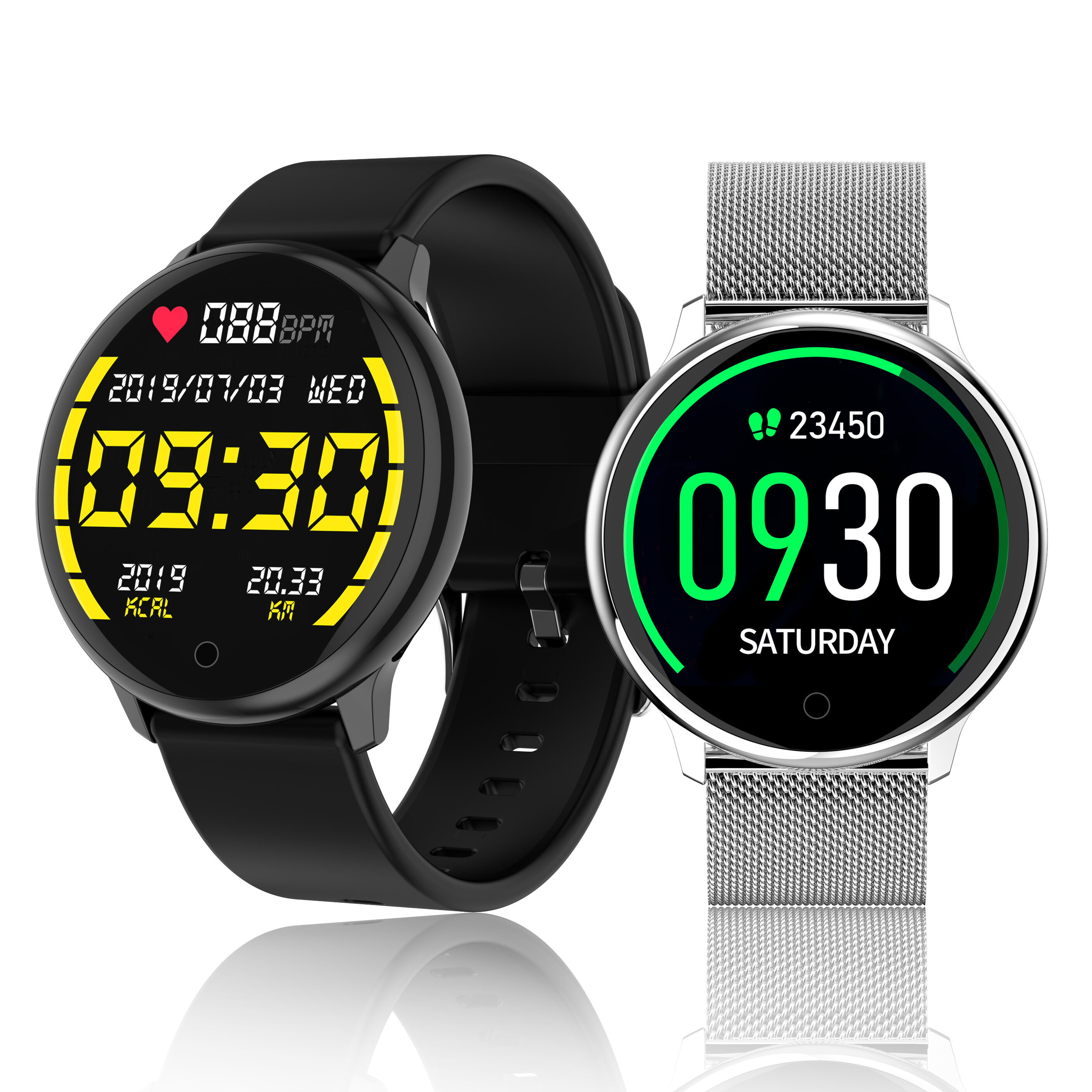 

Bakeey R7 30 Days Long Standby 1.22 inch Touch Screen Heart Rate Blood Pressure Monitor Multi-Sport Modes Remote Control