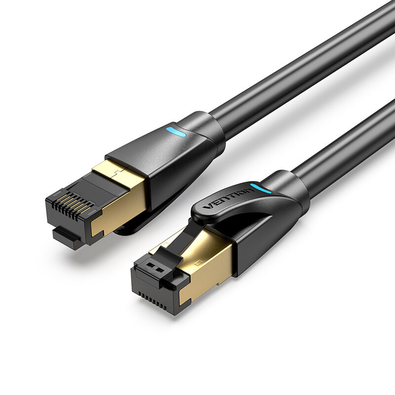 

Vention Cat.8 SFTP Patch Cable 40Gbps 2000MHz Oxygen-free Copper Network Cable for Enigneering 24AWG Aluminum Foil