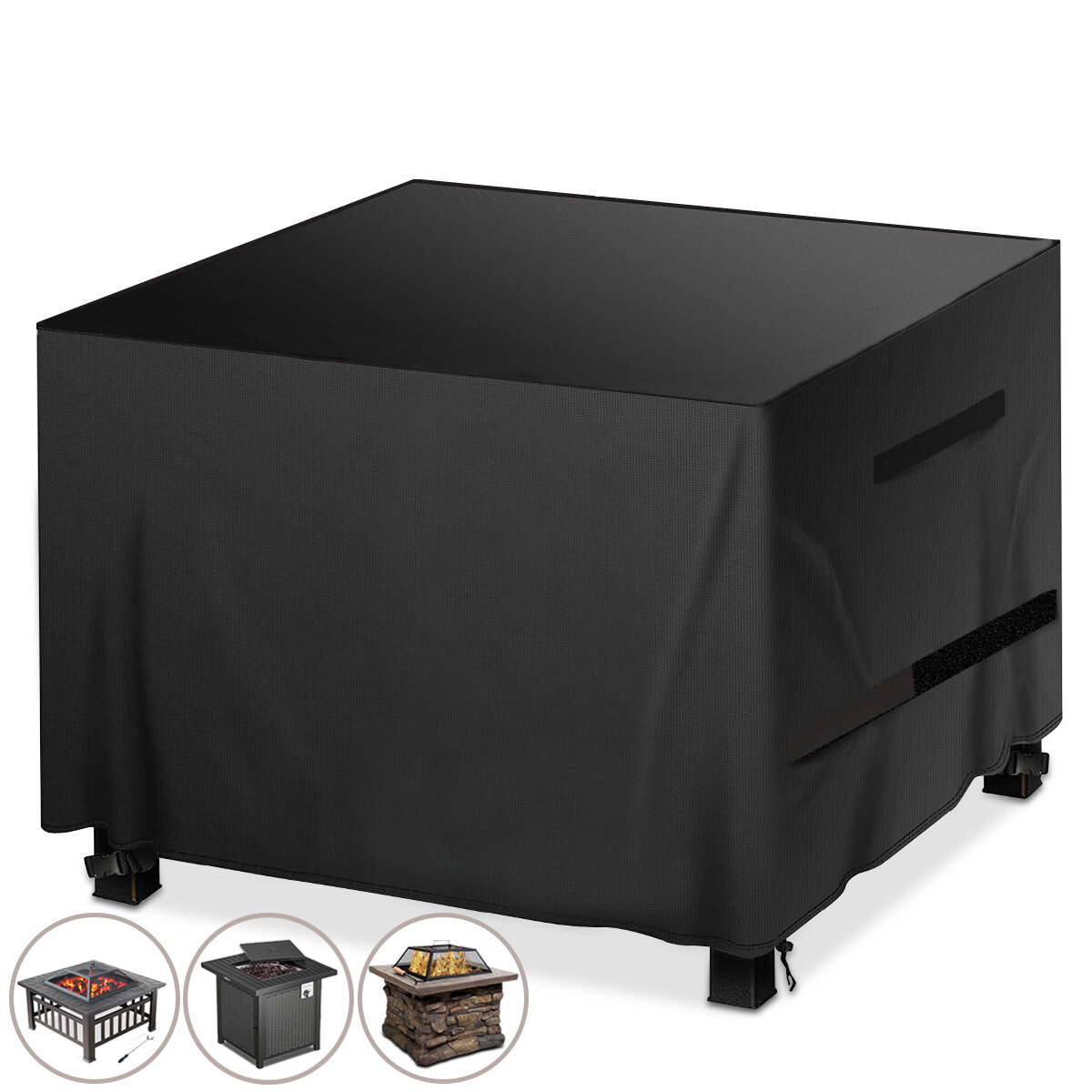 KING DO WAY BBQ Grill Cover Waterproof Drable Grill Protection Layer Dustproof Outdoor Camping Garden