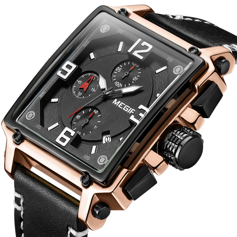 MEGIR 2061 Unique Style Chronograph Men Wrist Watch