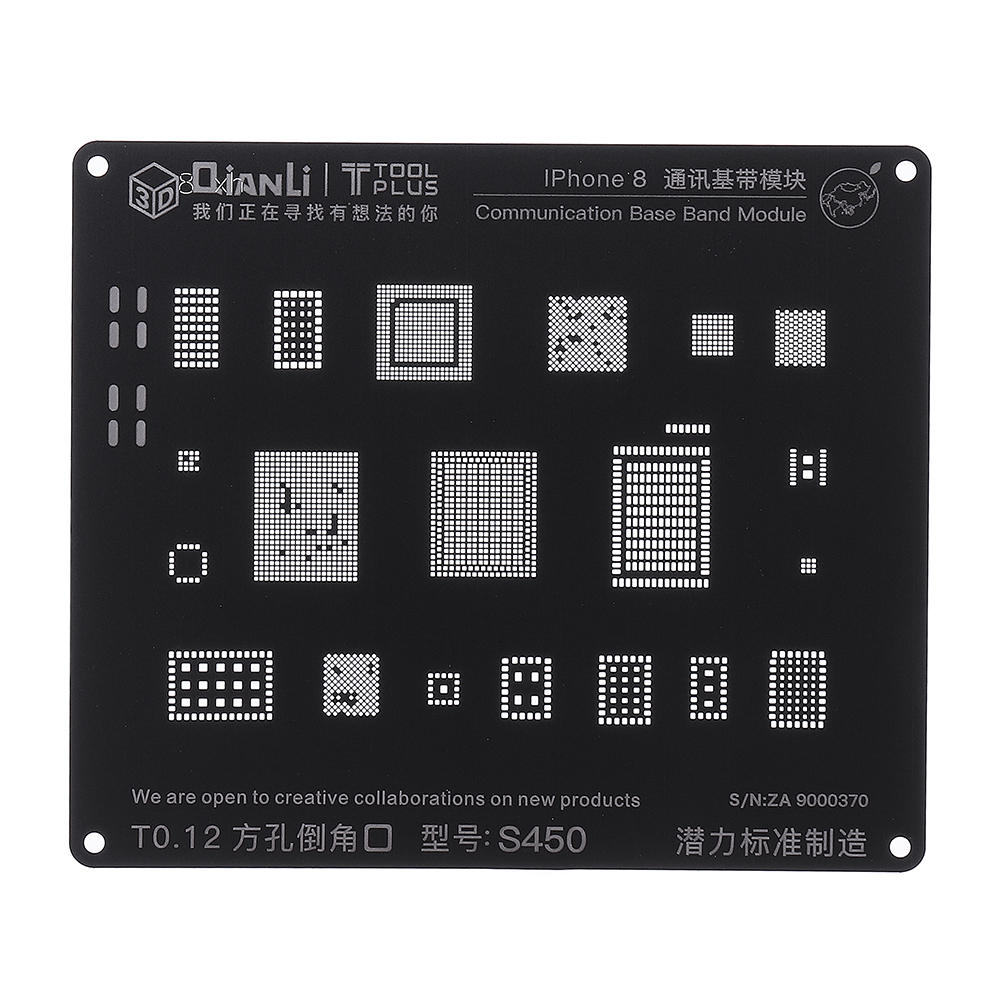 Qianli BGA Stencil Communicatie Baseband Module BGA Reballing Stencil Reparatie Tool voor Telefoon 5