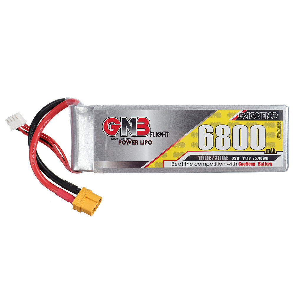 Gaoneng GNB 11.1V 6800mAh 100C 3S LiPo-batterij T/XT60/XT90/TRX/EC5 Plug voor FPV Racing Drone