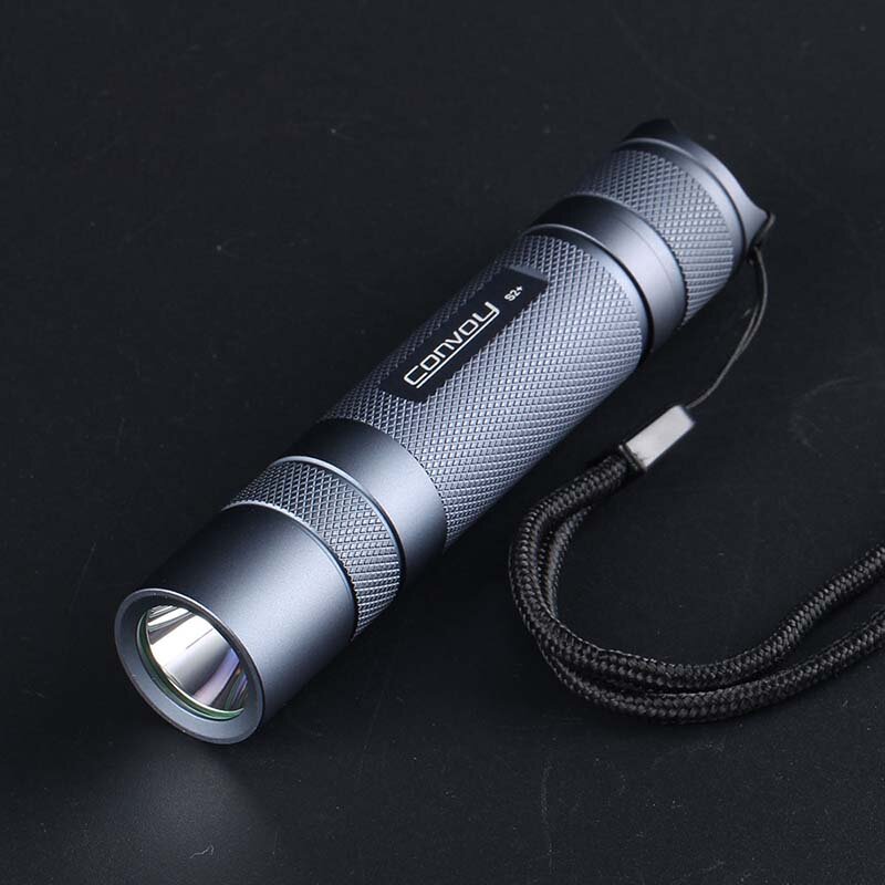 Gray Convoy S2+ SST40 1800lm 5000K 6500K Temperature Protection Management Powerful 18650 Flashlight Mini LED Torch