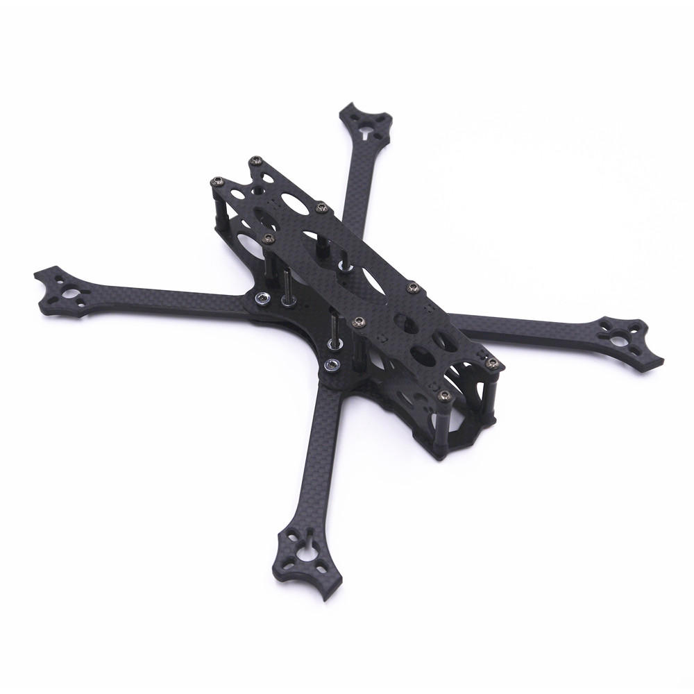 Bnuo 225mm Wheelbase 5mm Arm Thickness 5 Inch 3K Carbon Fiber Frame Kit for RC Drone FPV Racing