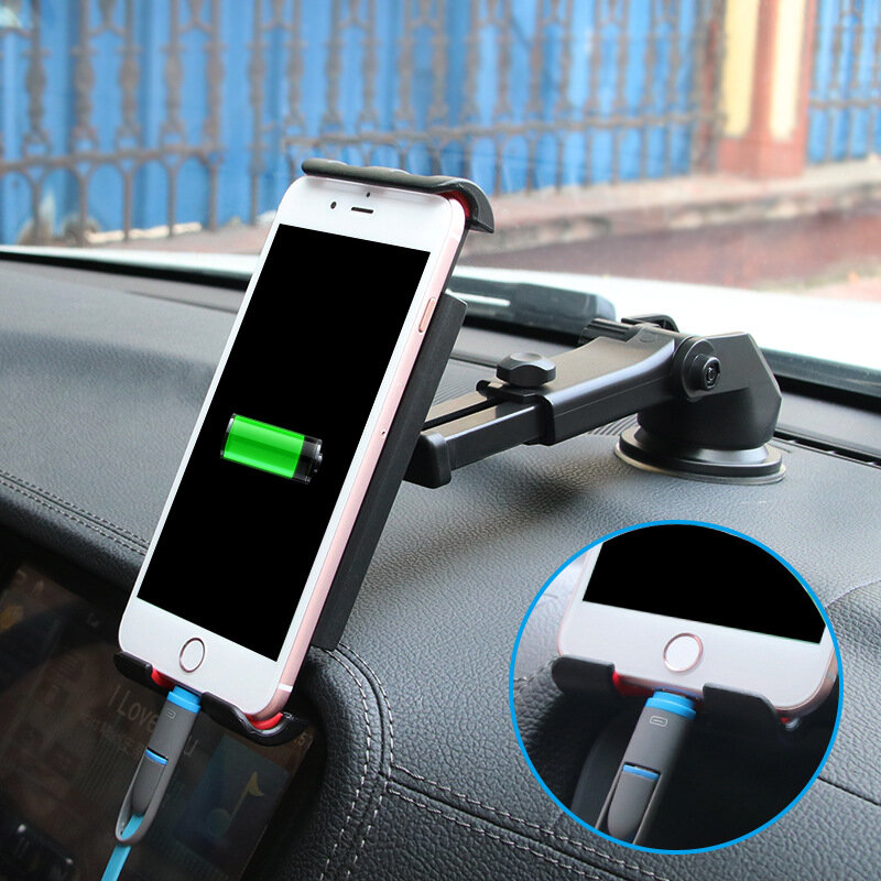 

Bakeey™ Multifunctional Phone Stand Suction Cup Car Dashboard Car Phone Holder Bracket for Smartphone for iPad GPS