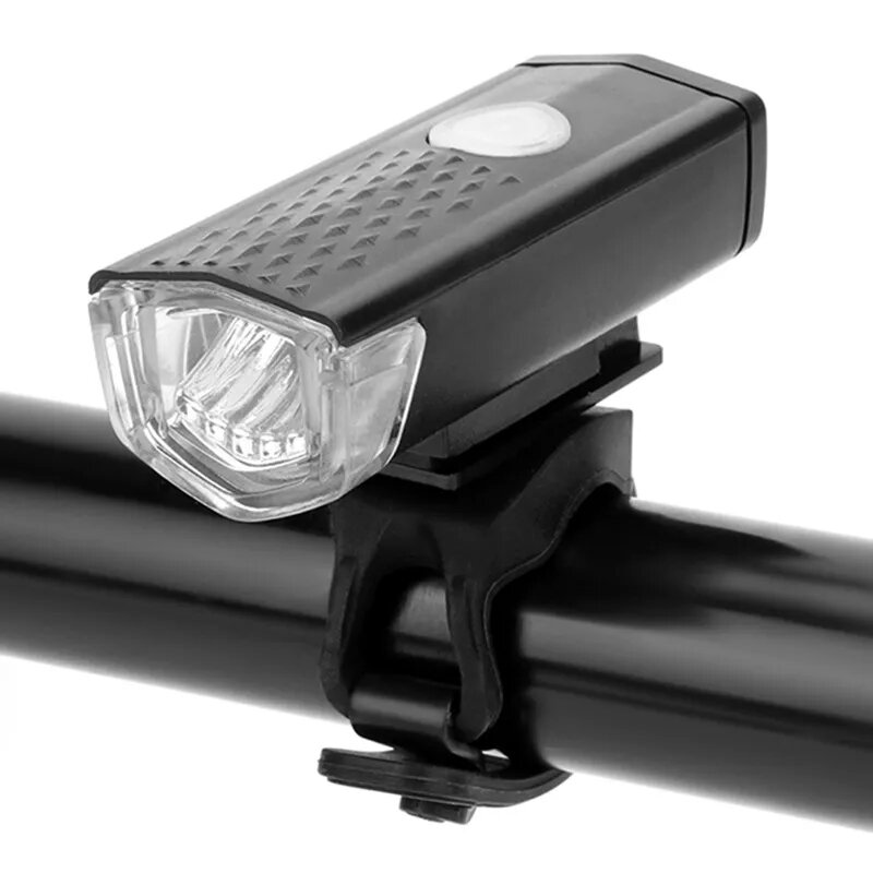 

USB Rechargeable LED Bike Headlight Taillight Set Rainproof Cycling Front Back Headlight Lamp Bicycle Warning Light Flas