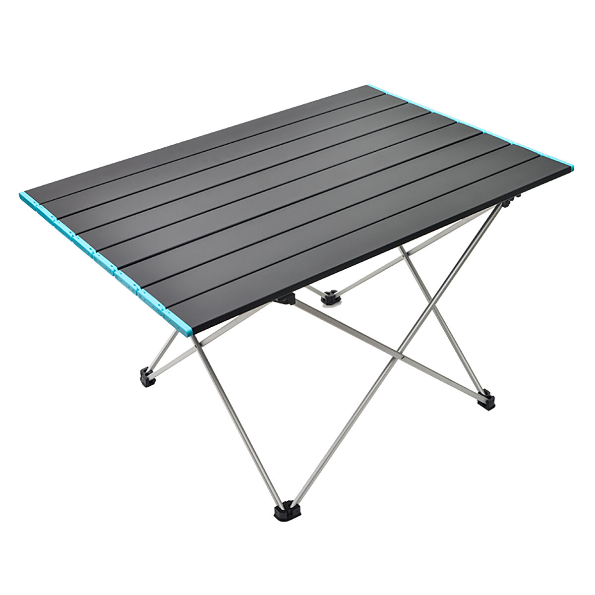 Kültéri alumínium ötvözet összecsukható asztal, hordozható ultra könnyű piknik kemping alumínium lemez íróasztal barbecue önvezető bútorok.
