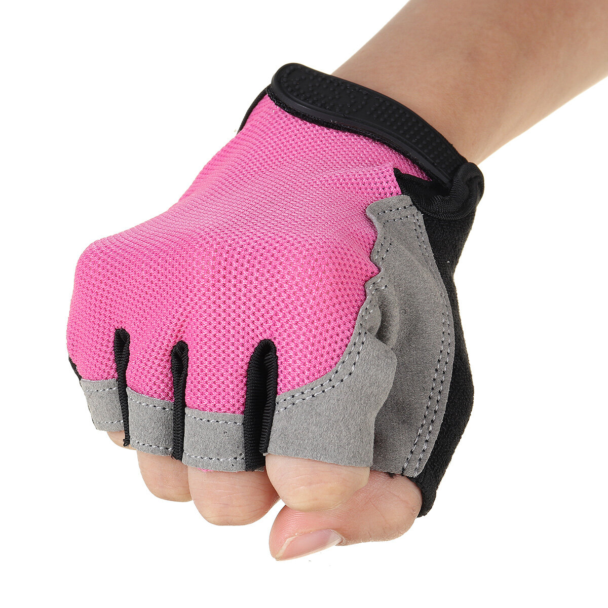 Fietsen Vingerloze Handschoenen Dames Ademende Anti-Slip Halfvingerhandschoenen Workout Gym Gewichth