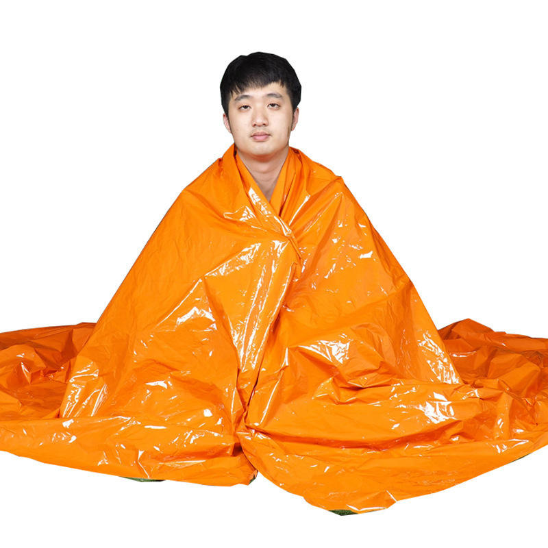 IPRee® 210x130cm Thermal Survival Blanket Notschlafkissen Camping Wasserdichte Folienrettung 