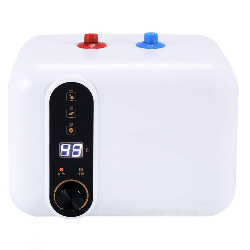 Electric Hot Water Heater 1500W Instant IPX4 Waterproof Water Heaters Storage Type Household Mini Bathroom Kitchen Elect