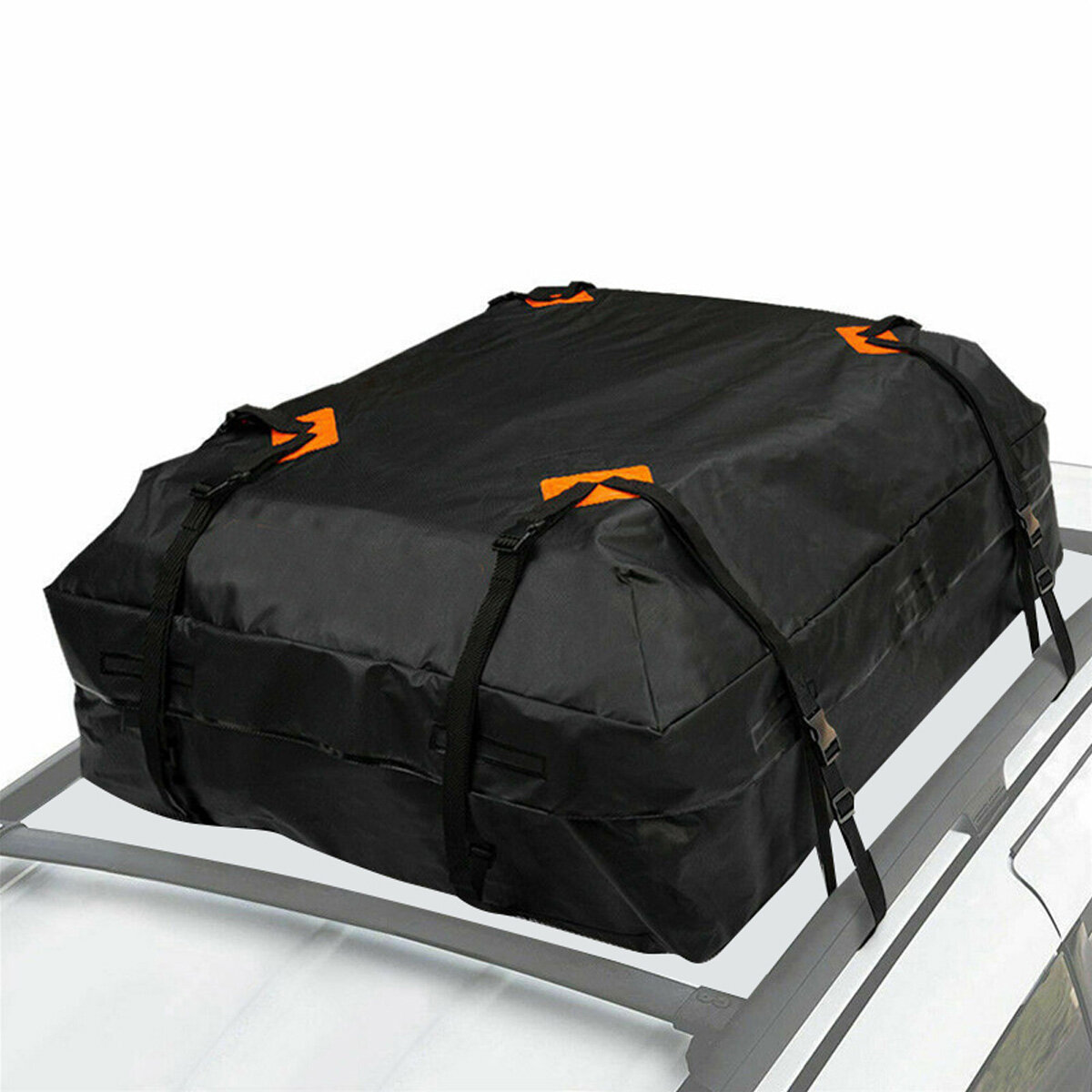 475L Car Rooftop Cargo Bag 420D Wodoodporny samochód Top Carrier Bag Przechowywanie bagażu na zewnątrz Travel Carrier