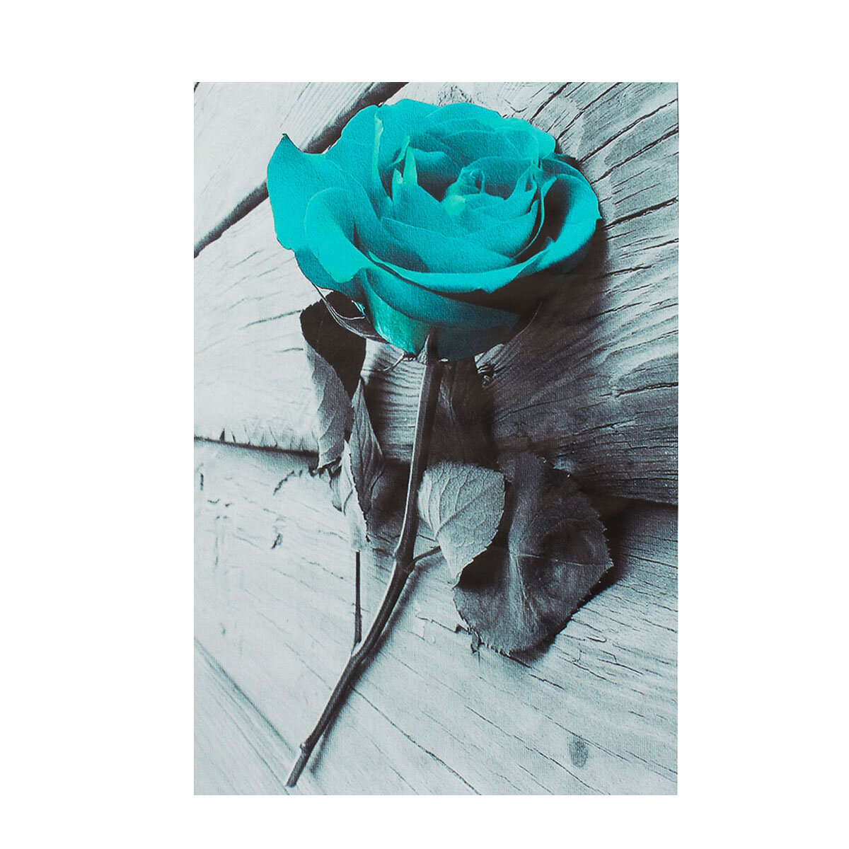 1 Piece Blue Rose Canvas Print Paintings Wall Decorative Print Art Pictures Frameless Wall Hanging D