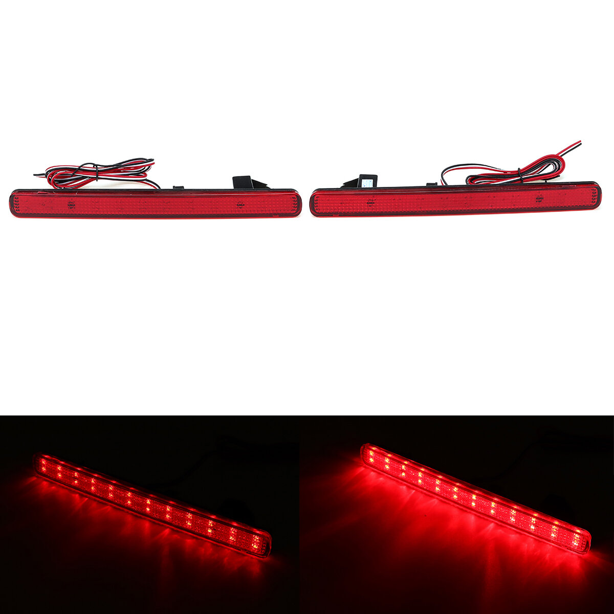 Pair LED Rear Bumper Brake Light Reflectors Red For Honda Acura TSX 2009-2014 Accord 2008-2015, Banggood  - buy with discount