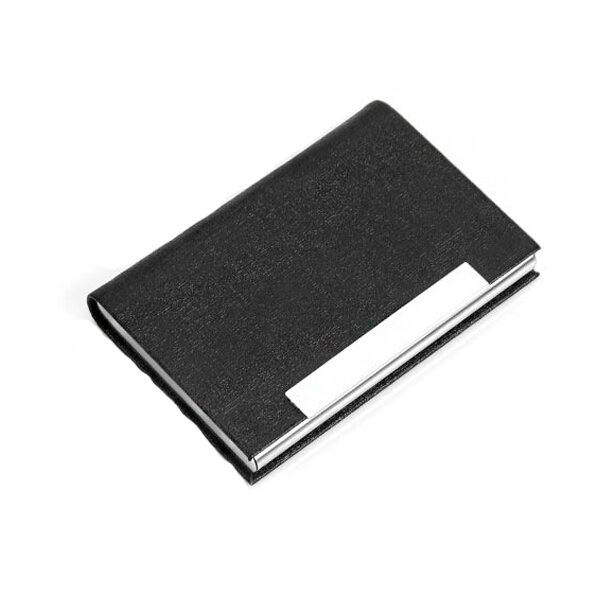 PRee® Porta carte di credito in acciaio inossidabile Custodia portatile per la conservazione delle carte ID Viaggi d'affari