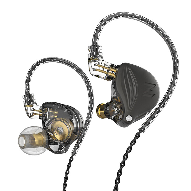 

QKZ ZAX2 Dynamic In-Ear Earphones Monitor Metal Wired Earphone Noise Cancelling Sport Music Headphones with Detachable C