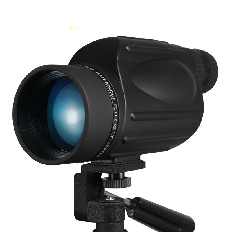 Monoculaire de visée GOMU 10-30x50 avec zoom et mise au point, qualité HD, étanche à l'azote pour l'observation des oiseaux.