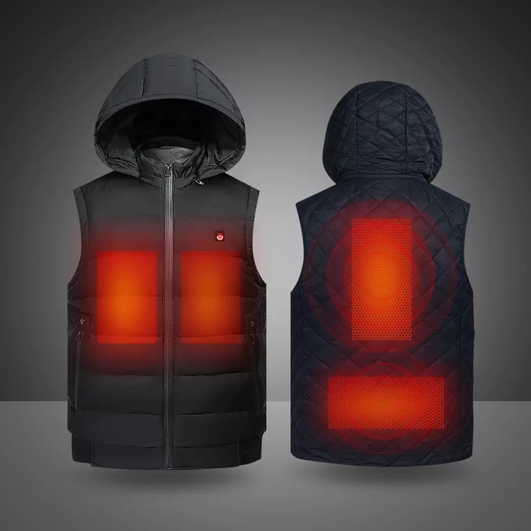 PMA Heated Jackets 3-speed Temperature Control USB Charging Graphene Heated Clothing Windproof Cold-