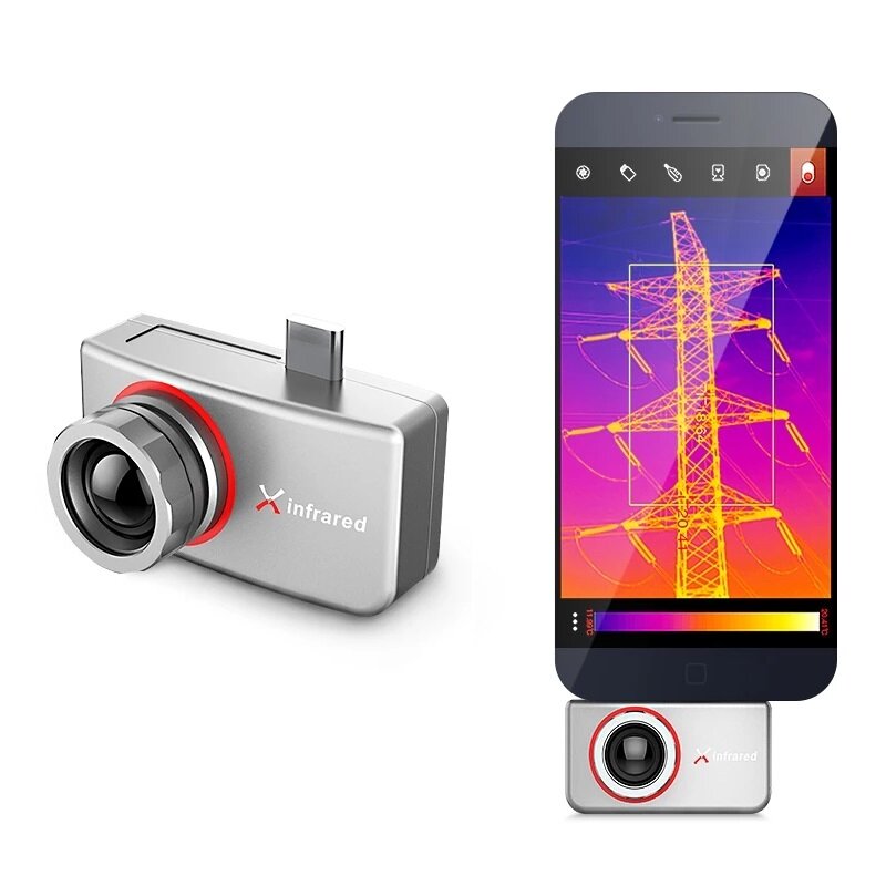

T3S Инфракрасный тепловизор камера 384x288 Промышленное обнаружение цепи печатной платы На открытом воздухе Android Тепл