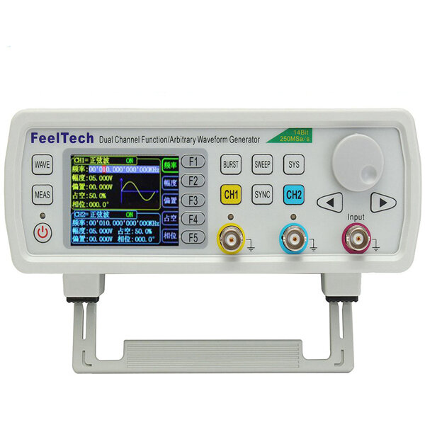 

FY6600 Digital 30MHz 60MHz Dual Channel DDS Function Arbitrary Waveform Signal Generator Frequency Meter